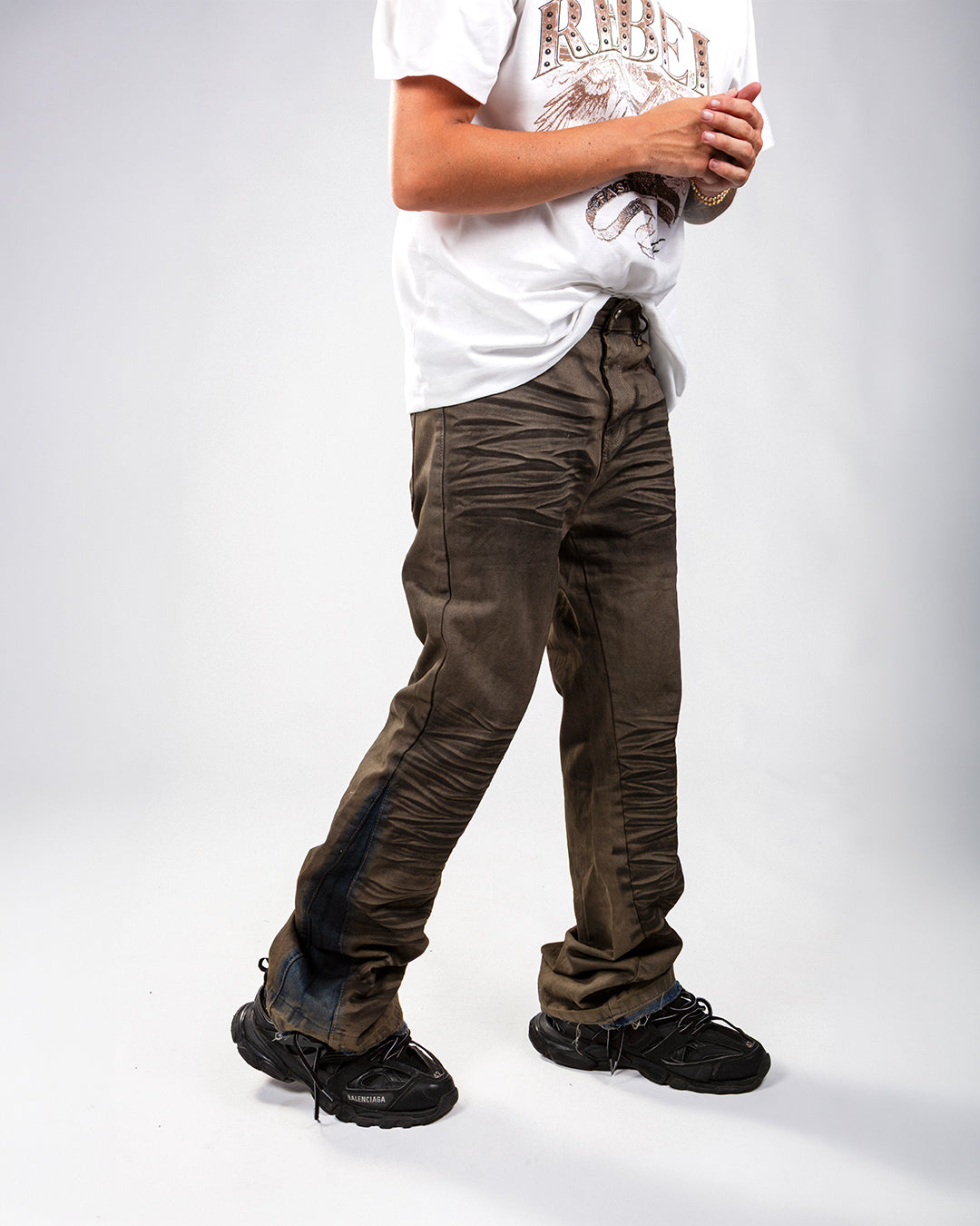 FLARE WASHED BROWN