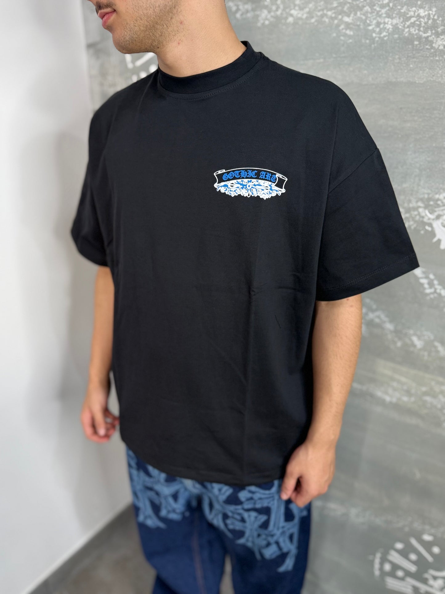 SHIRT CROCIFISSO BLUE