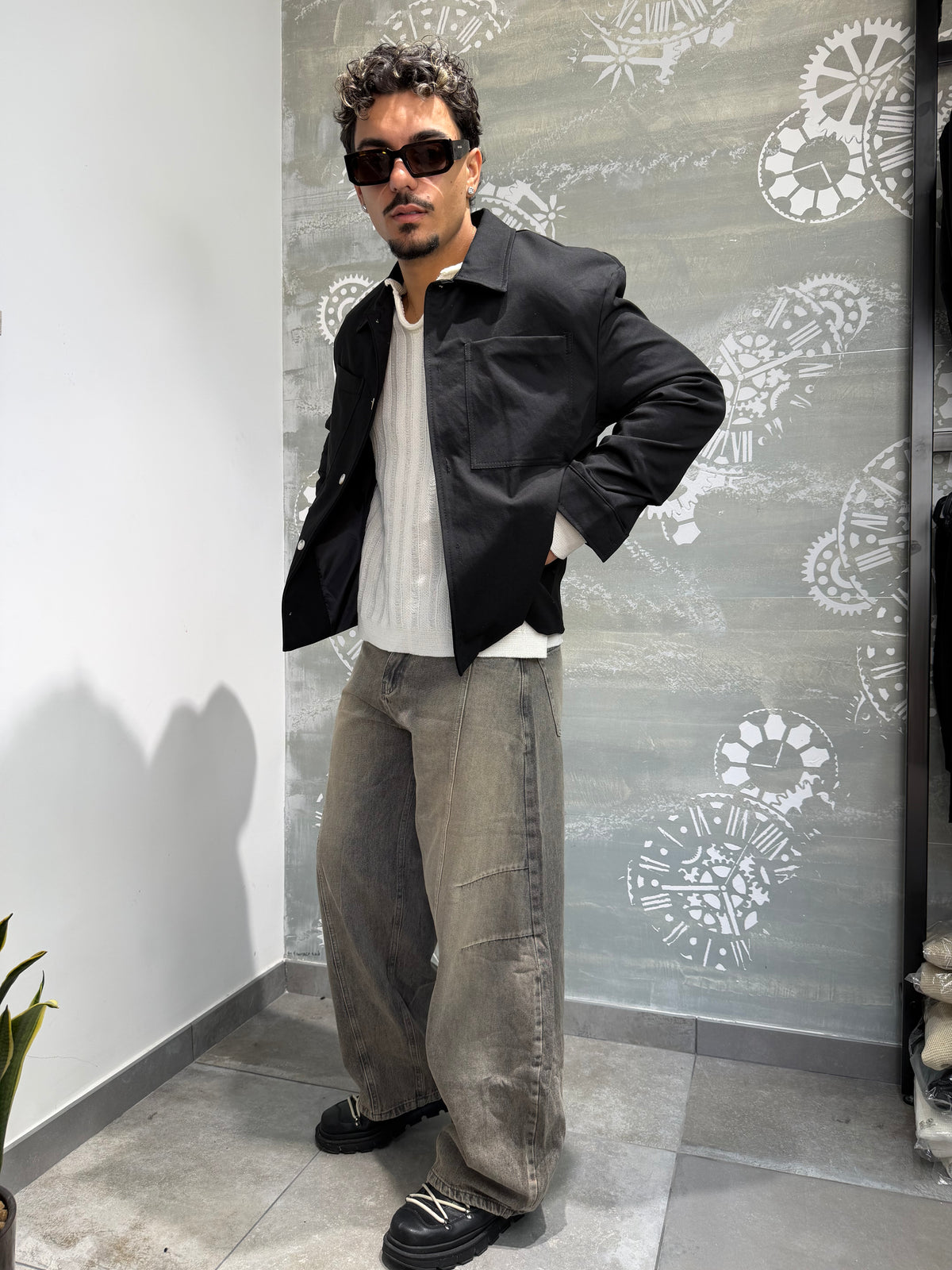 JACKET MOOD Z** BLACK