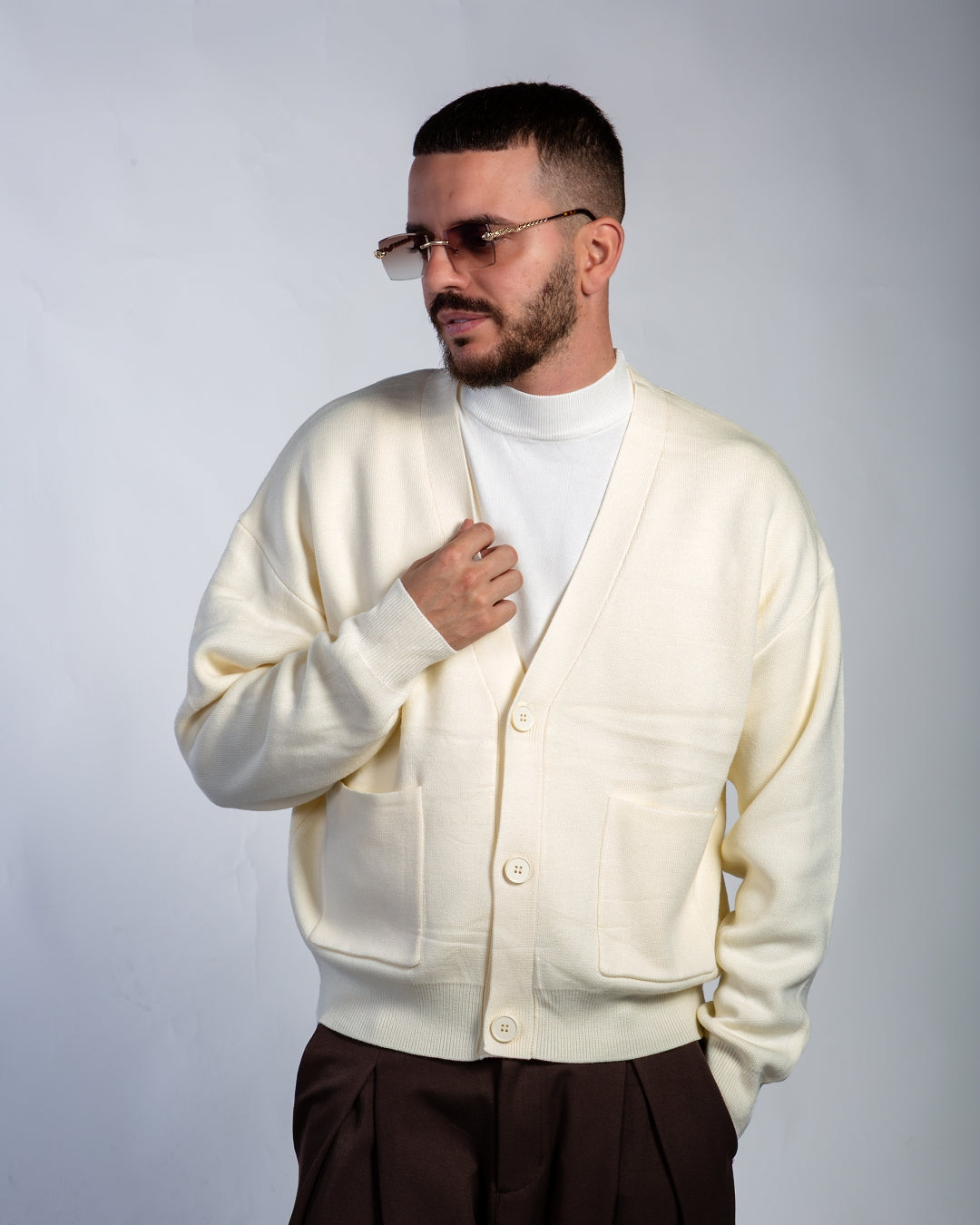 CARDIGAN TASCHE