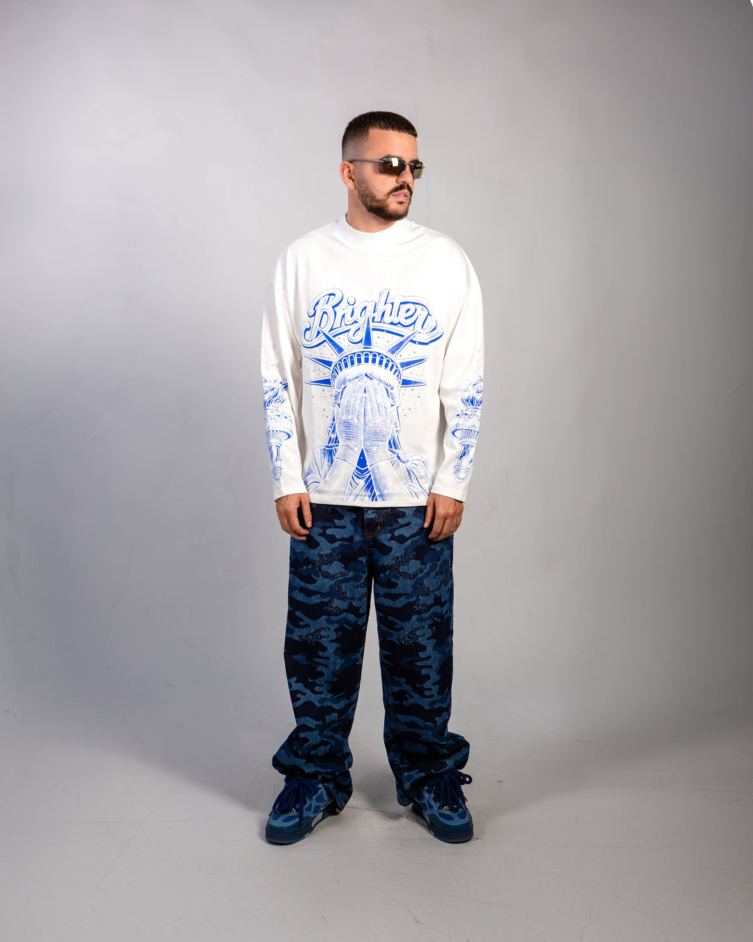 BAGGY CAMO BLU