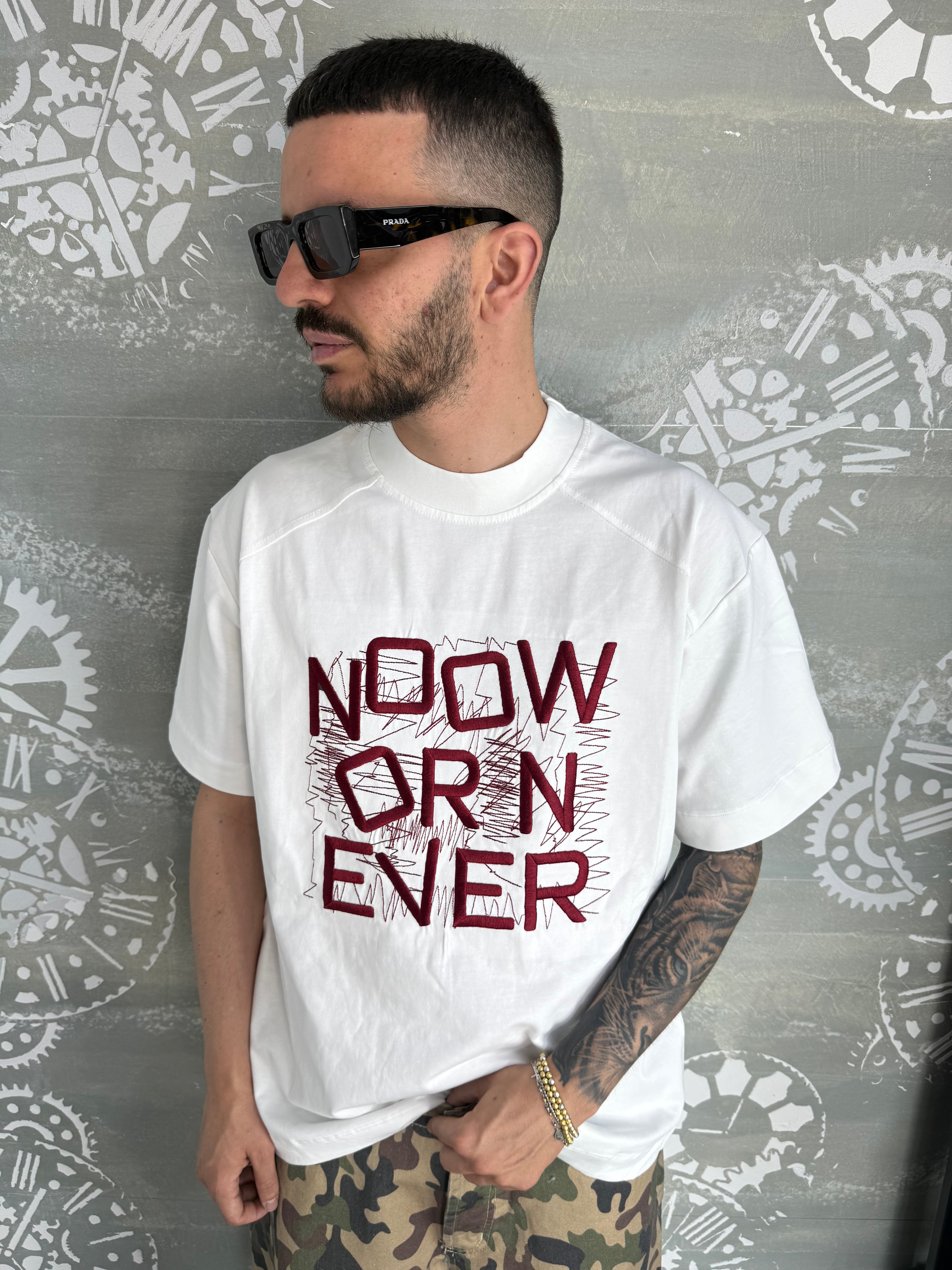 SHIRT “NOOW” RICAMO