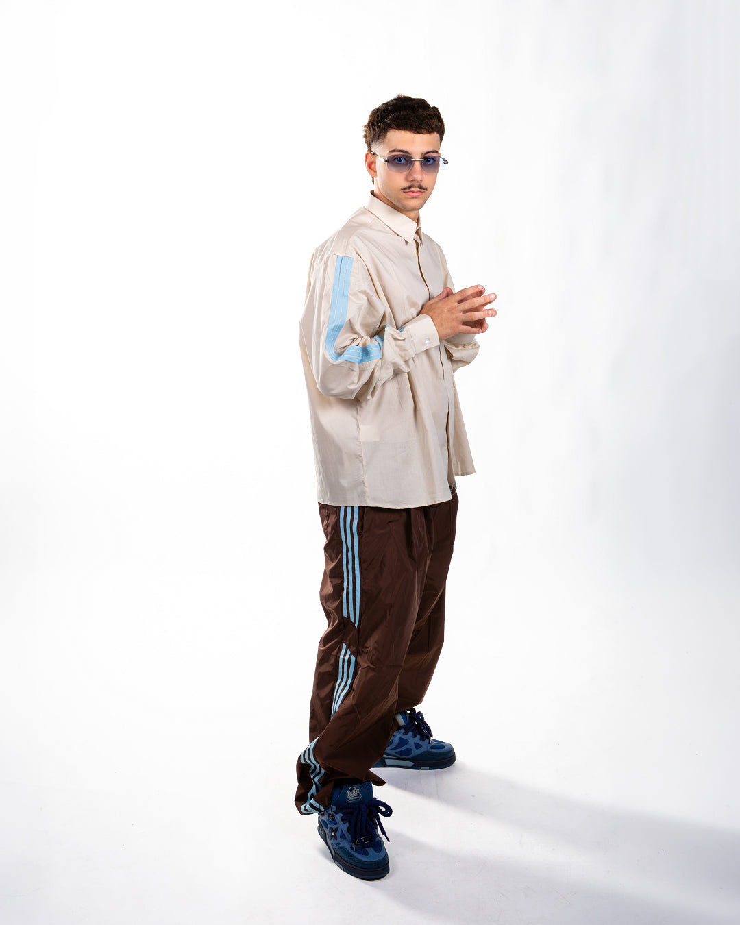 TRACK PANTS BROWN