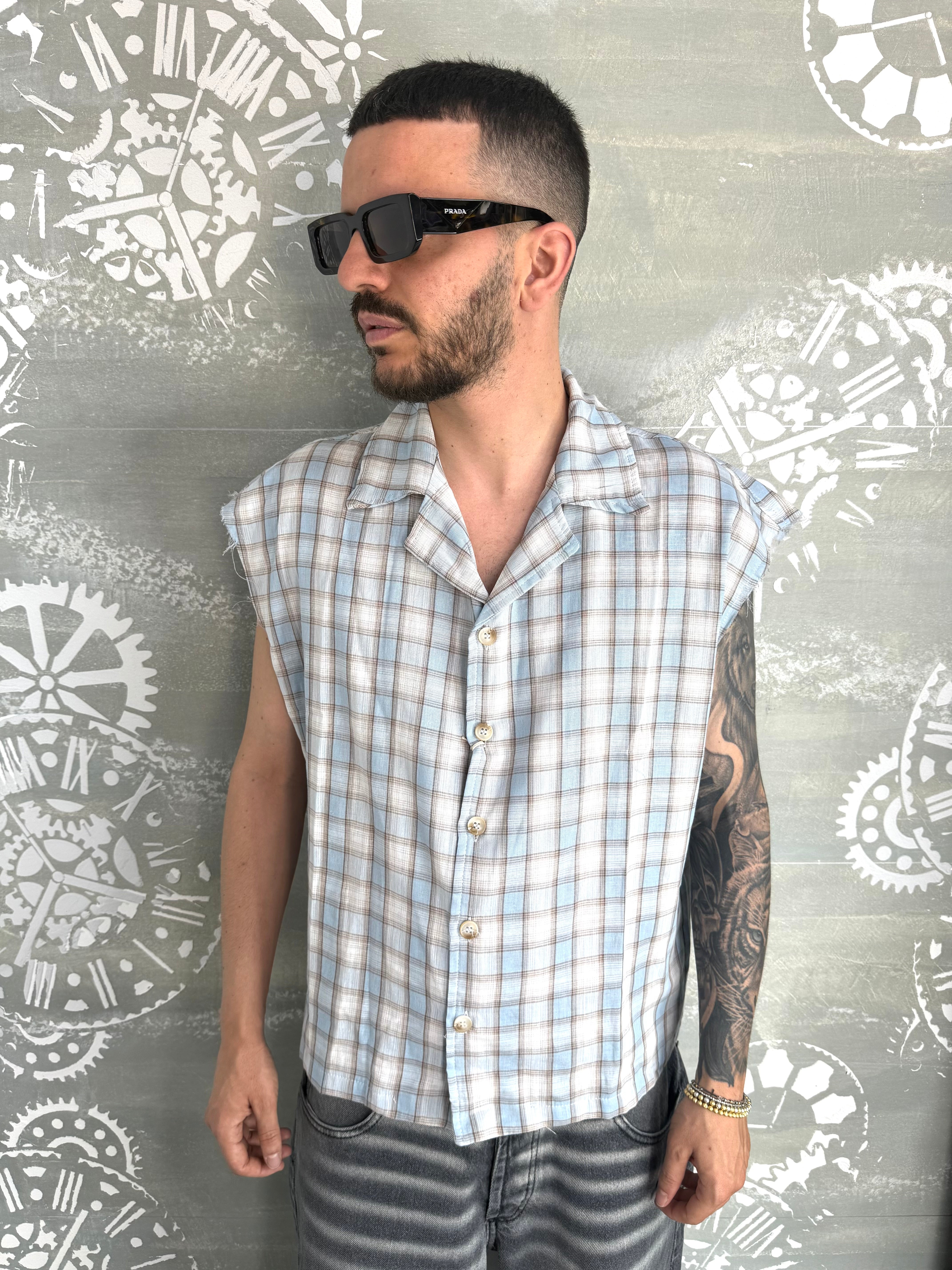 CAMICIA GIROMANICA QUADRI SKY