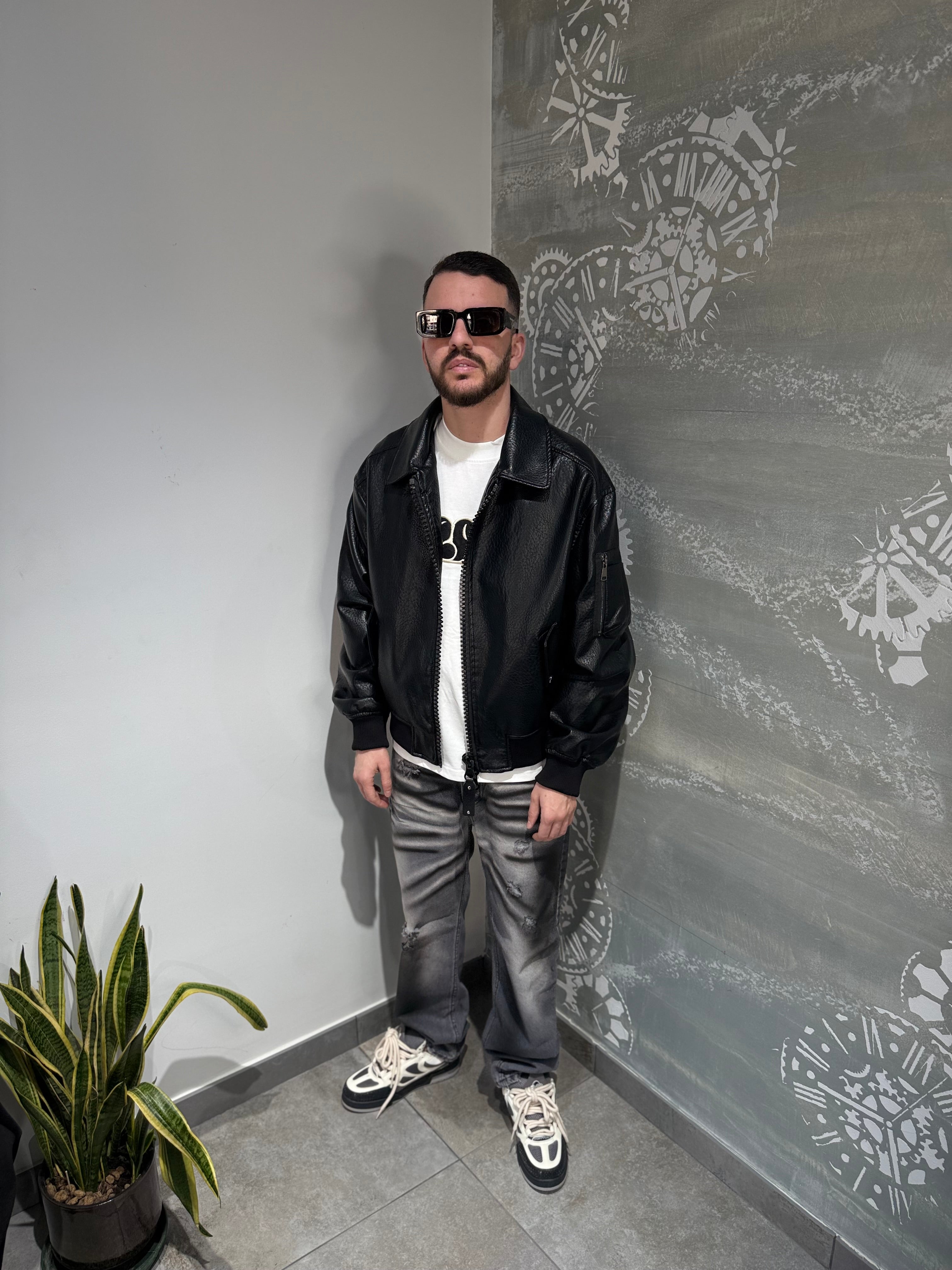 JACKET ZIPPONE BLACK