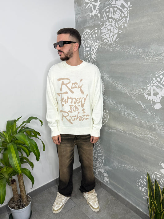 PULLOVER RISK WHITE
