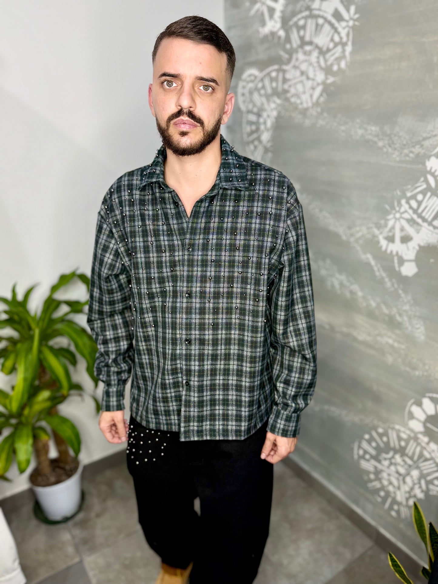 FLANELLA STRASS GREEN