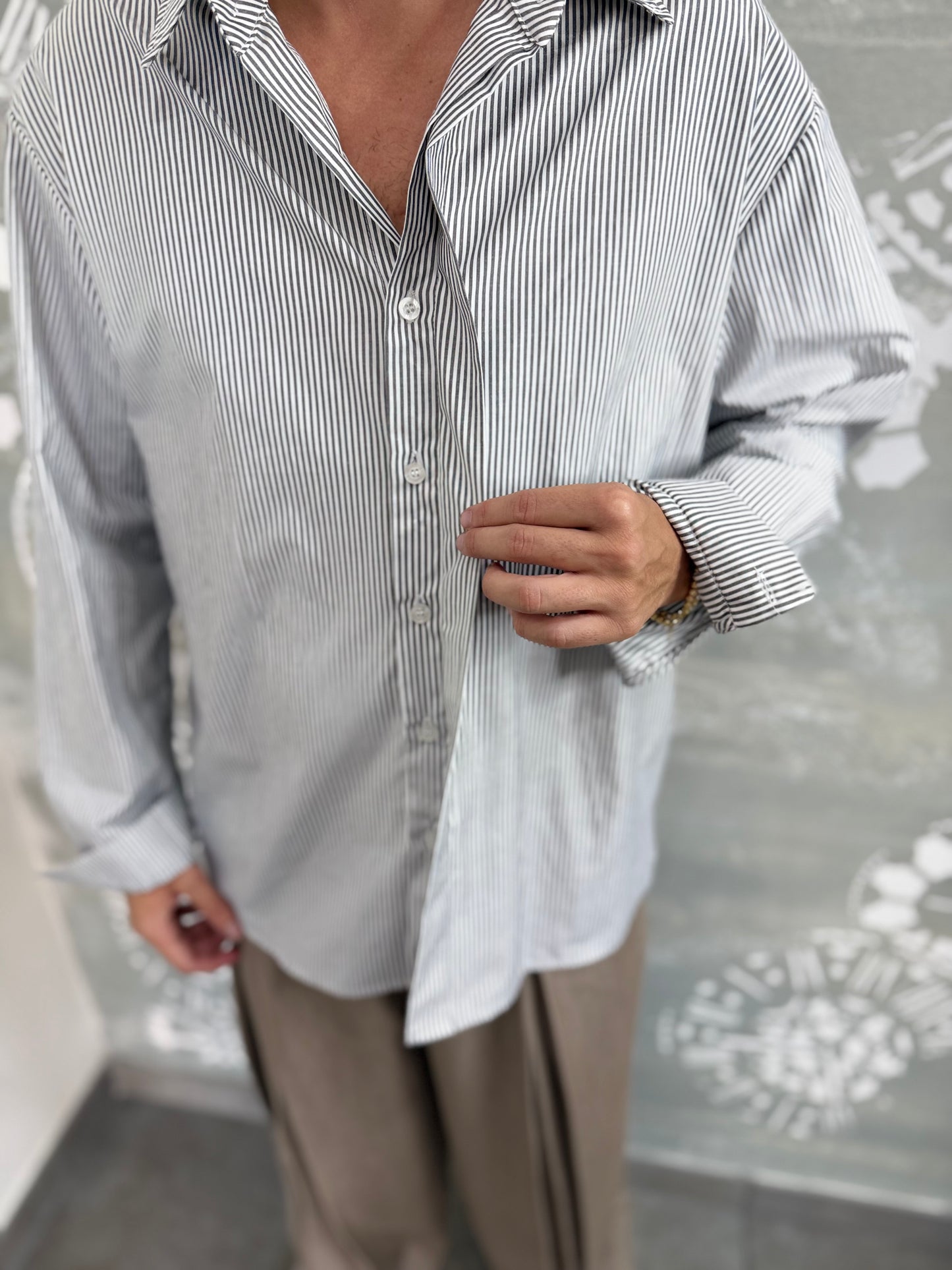CAMICIA BOTTONE A SCOMPARSA