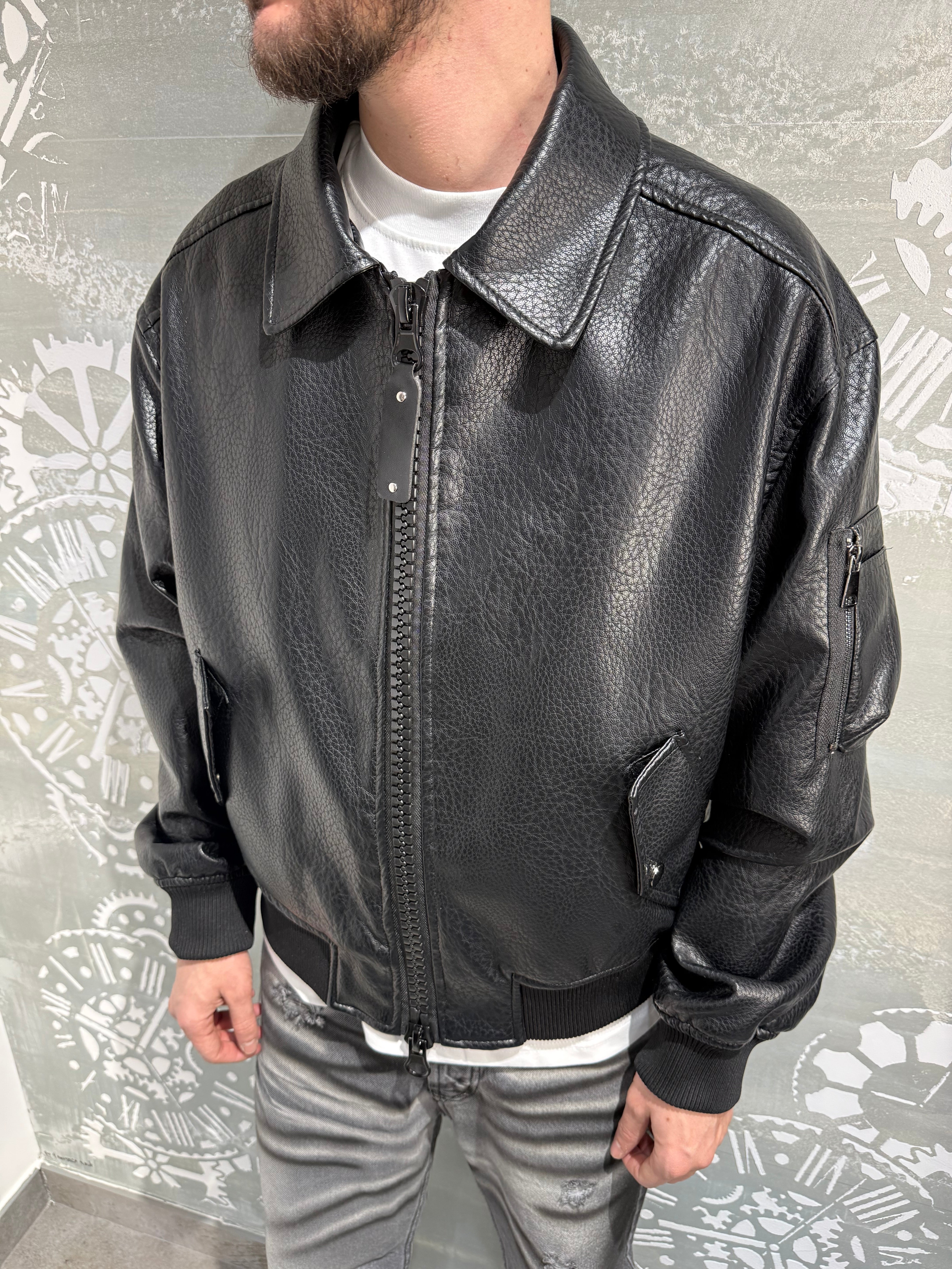JACKET ZIPPONE BLACK
