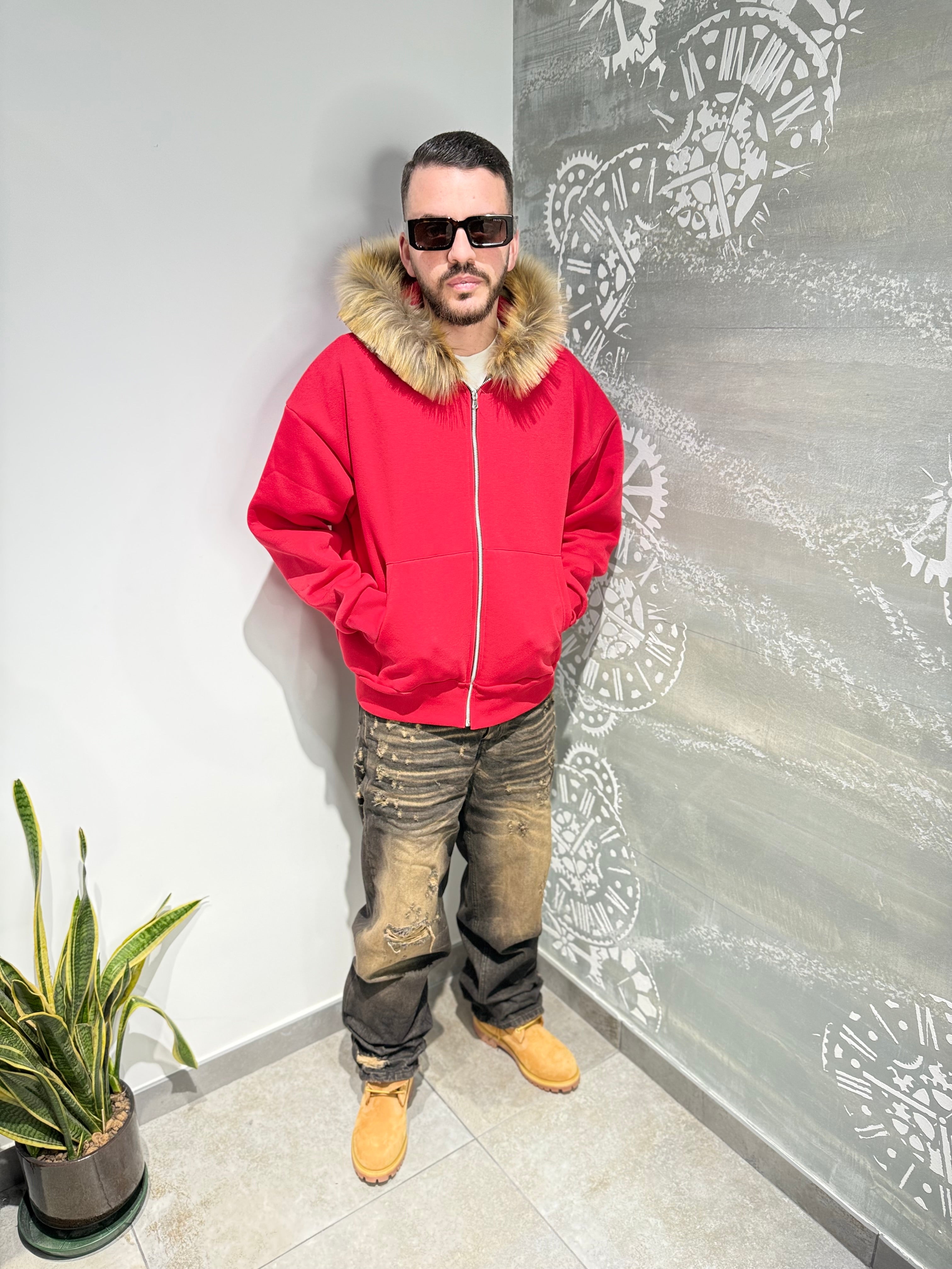 HOODIE GEOLIER RED