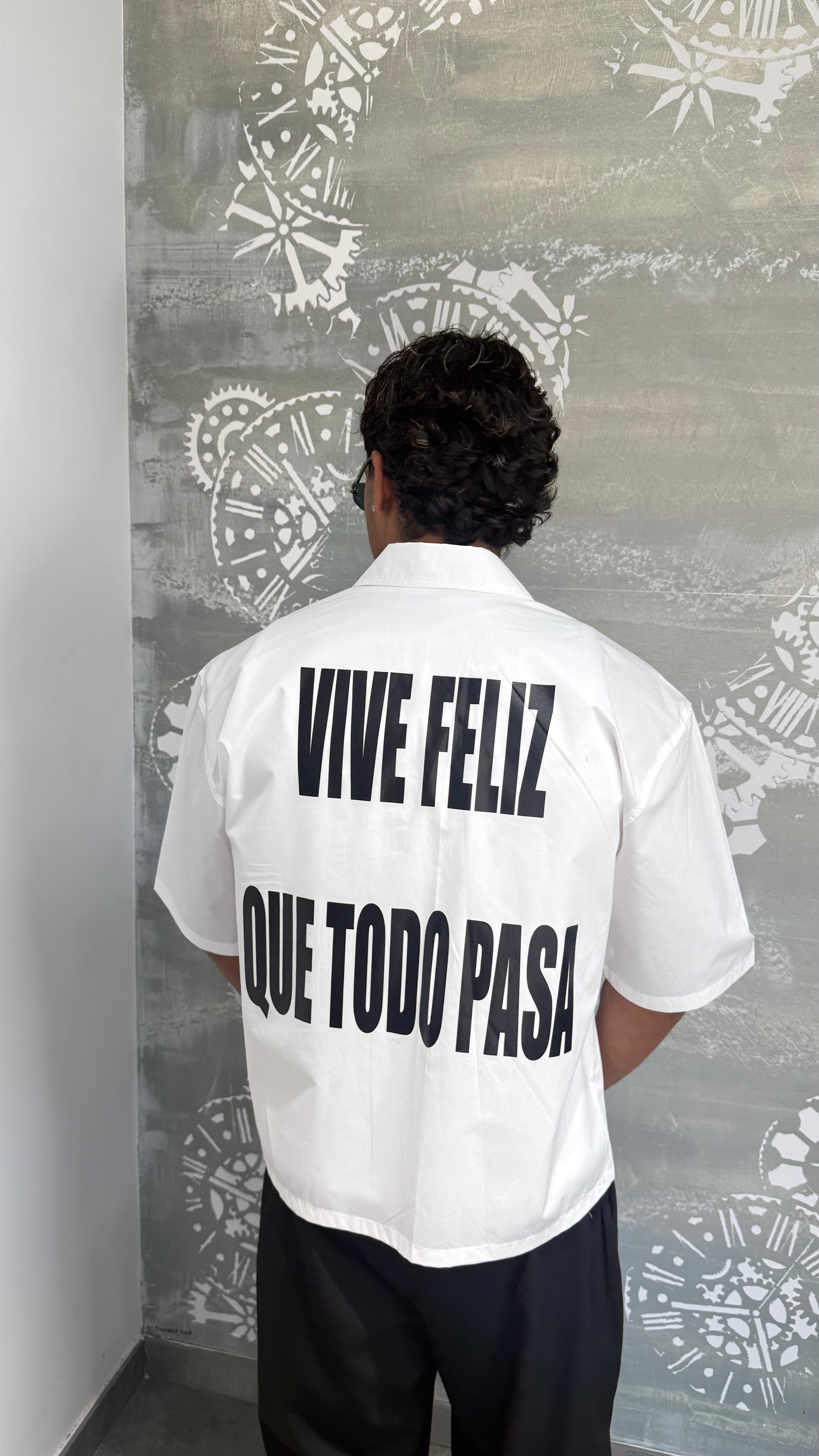 CAMICIA VIVE FELIZ
