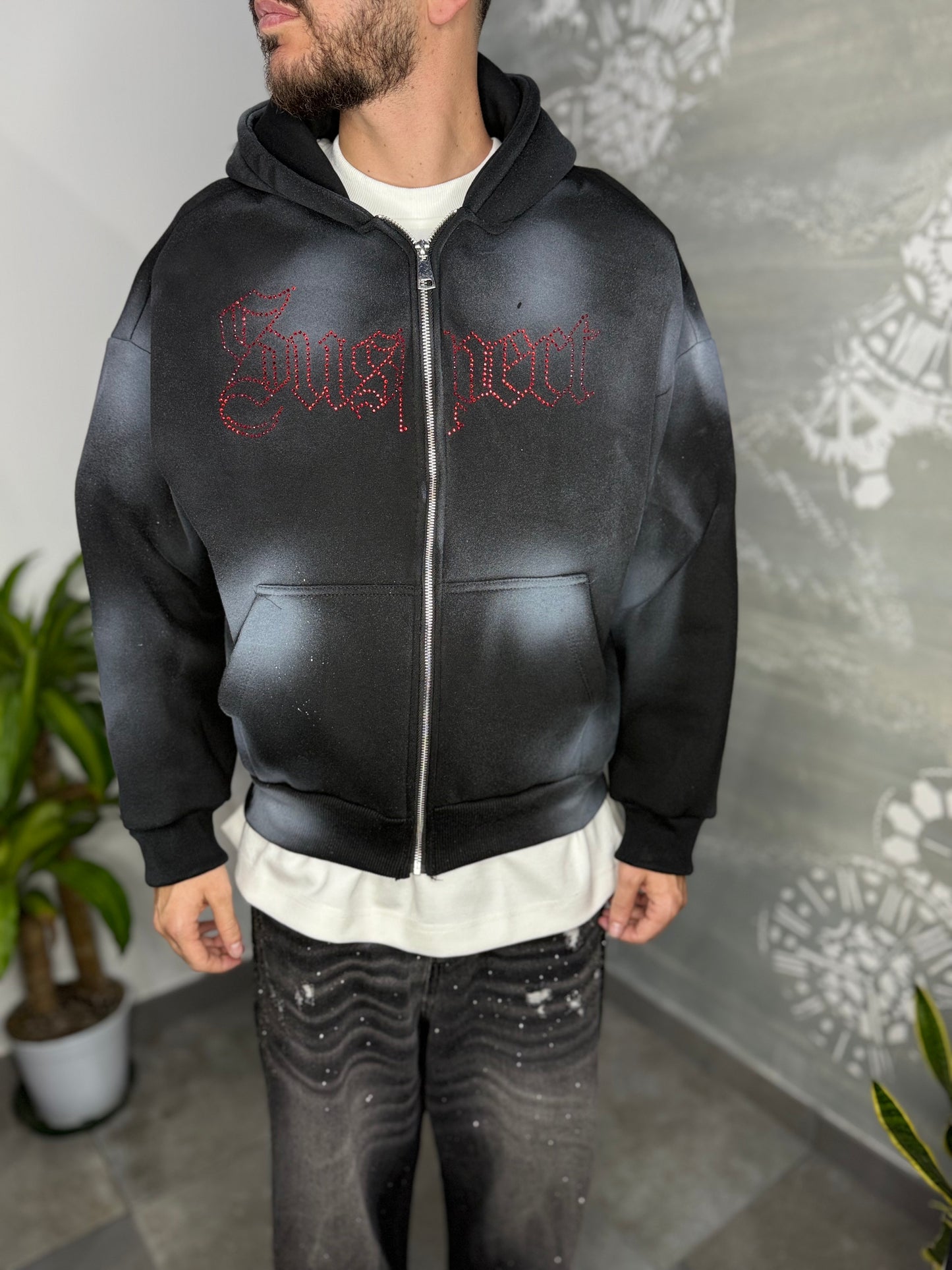 HOODIE  WASHED SUSPECT