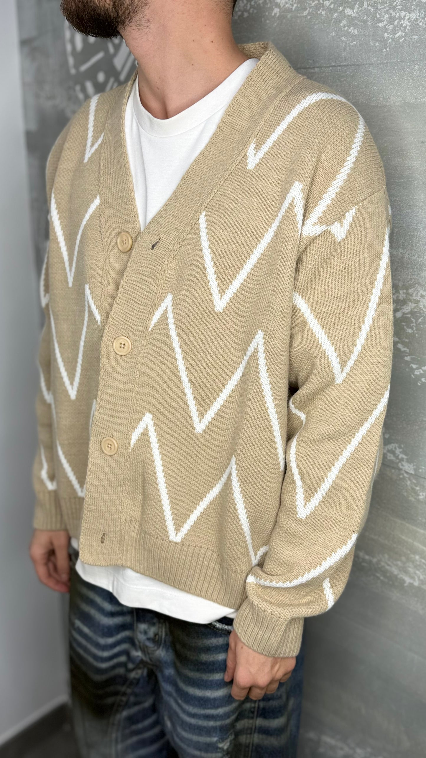 CARDIGAN ZIG ZAG