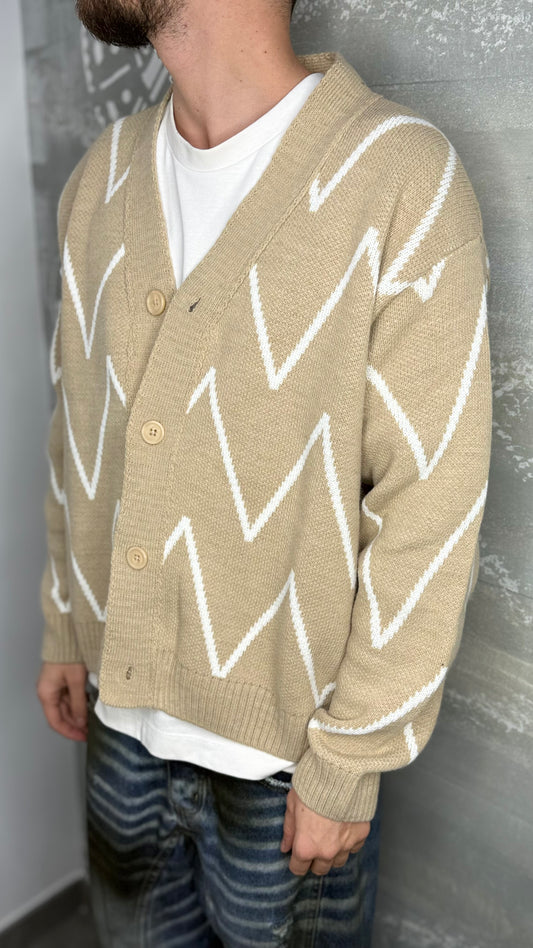 CARDIGAN ZIG ZAG