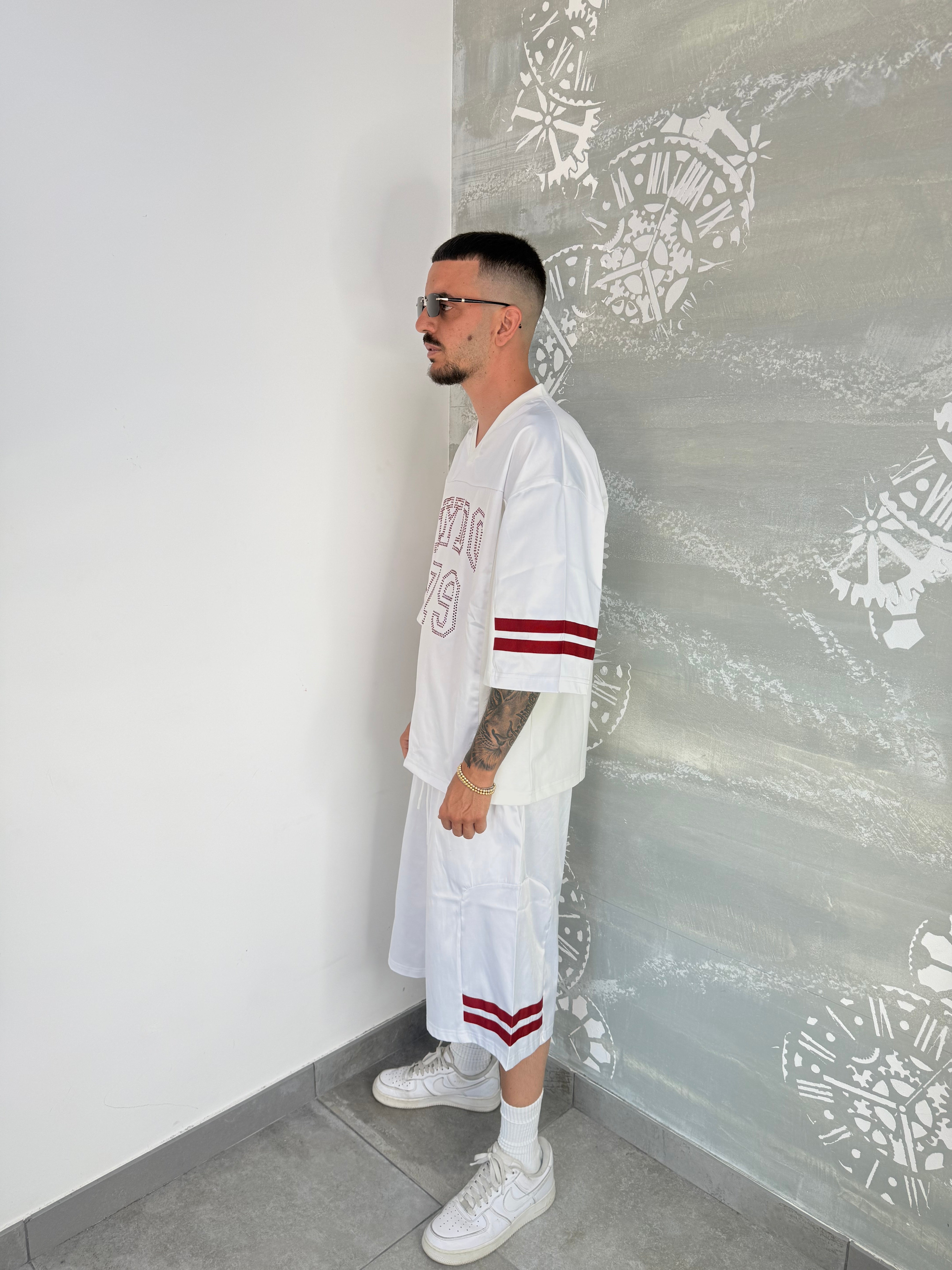 COORDSET HYDO STRASS WHITE
