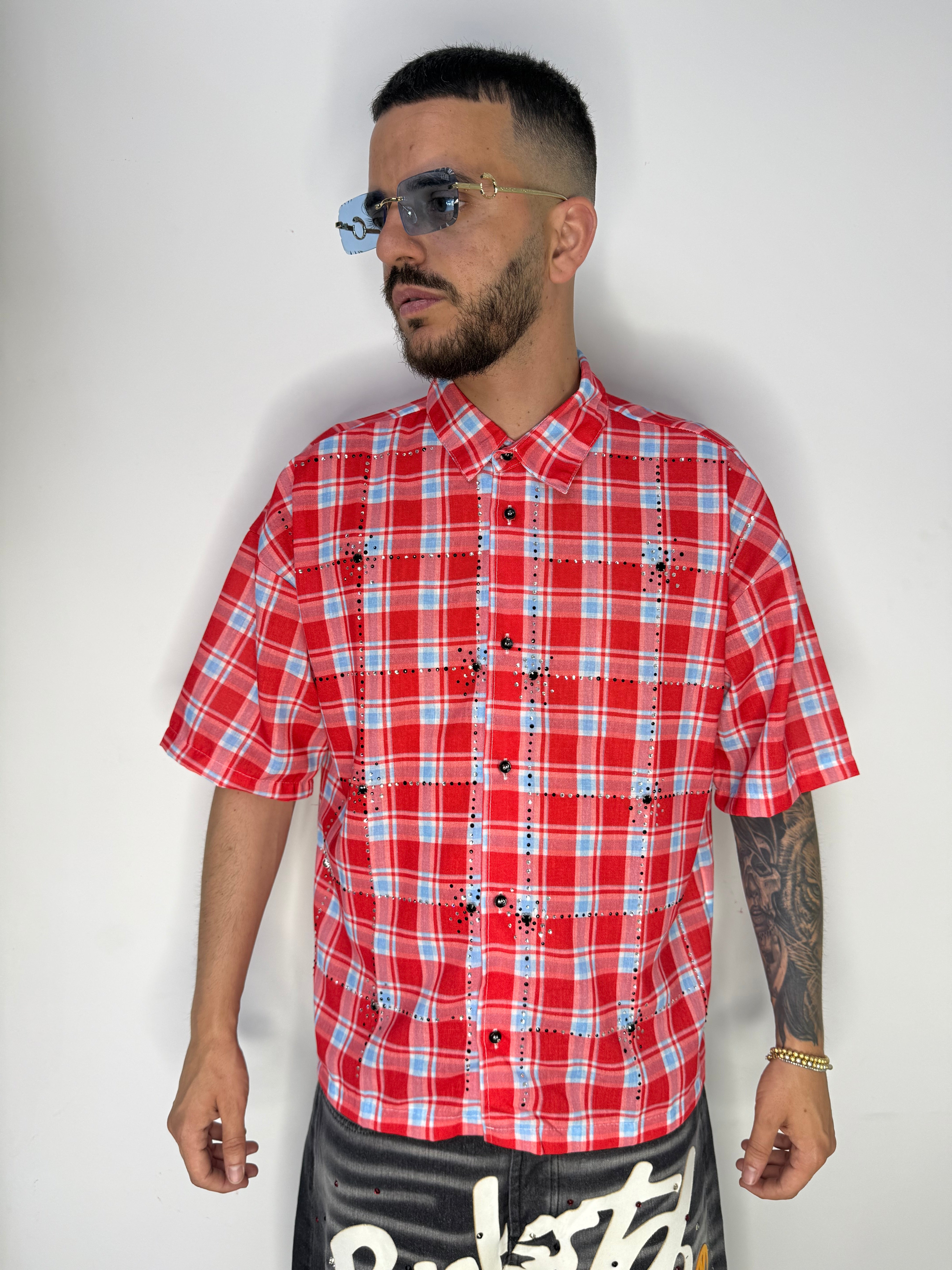 CAMICIA DIAMOND SCACCHI RED