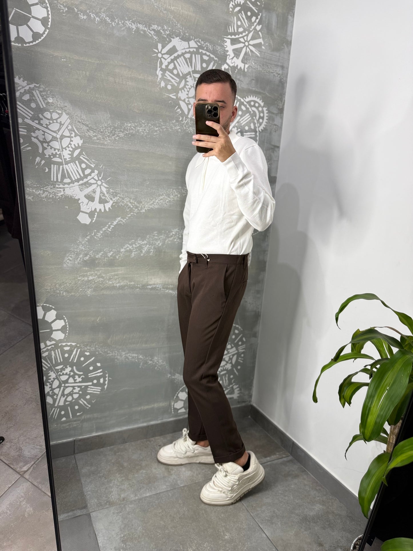 PANTALONE RISVOLTINO