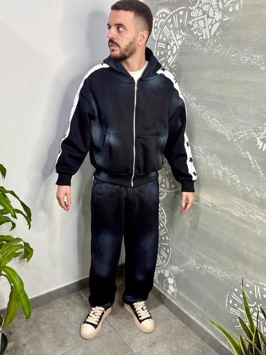 TRACKSUIT STAR BLACK