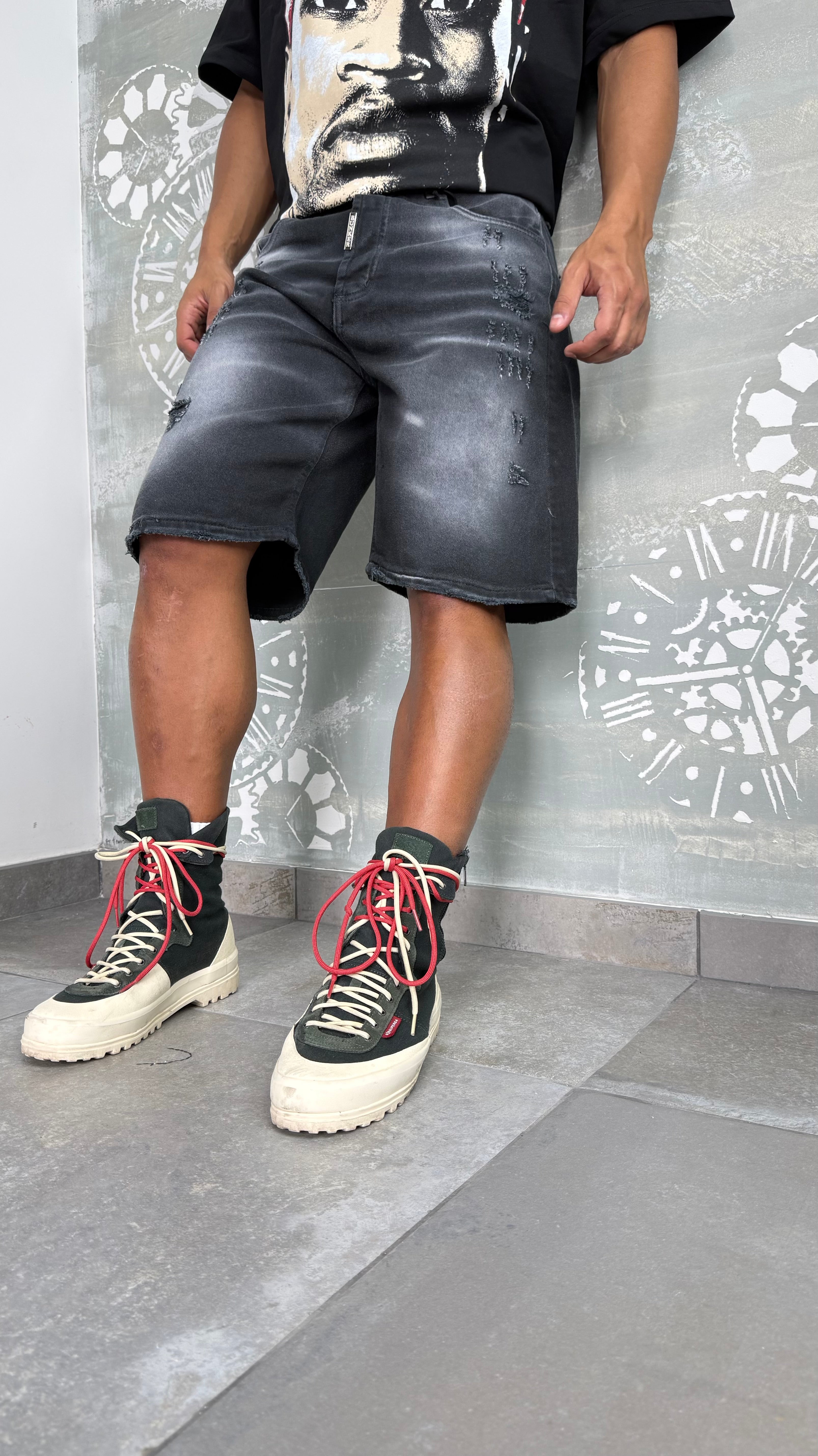 SHORT STRAPPI BNK BLACK