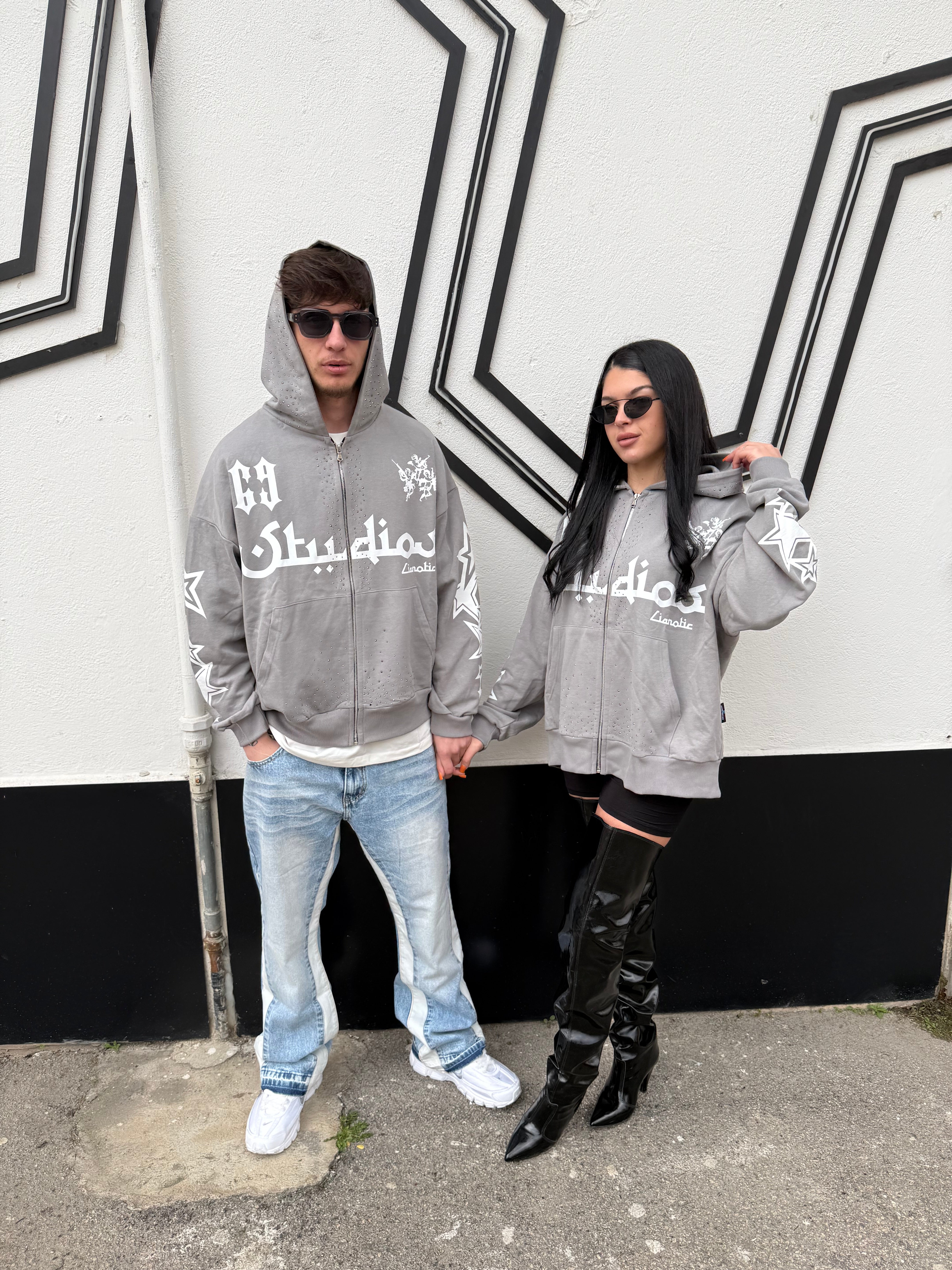 HOODIE STUDIOS GREY P/E