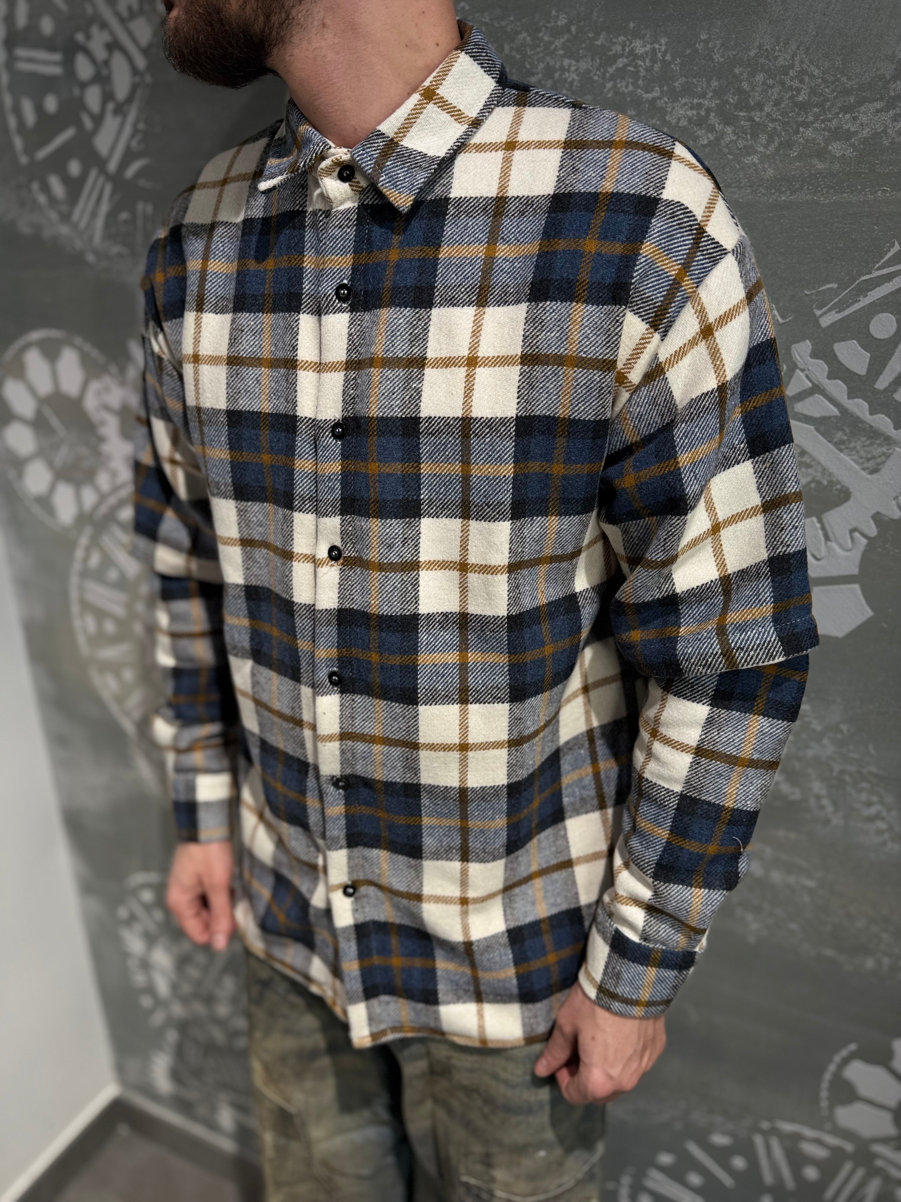 CAMICIA MANICA DOPPIATA QUADRI