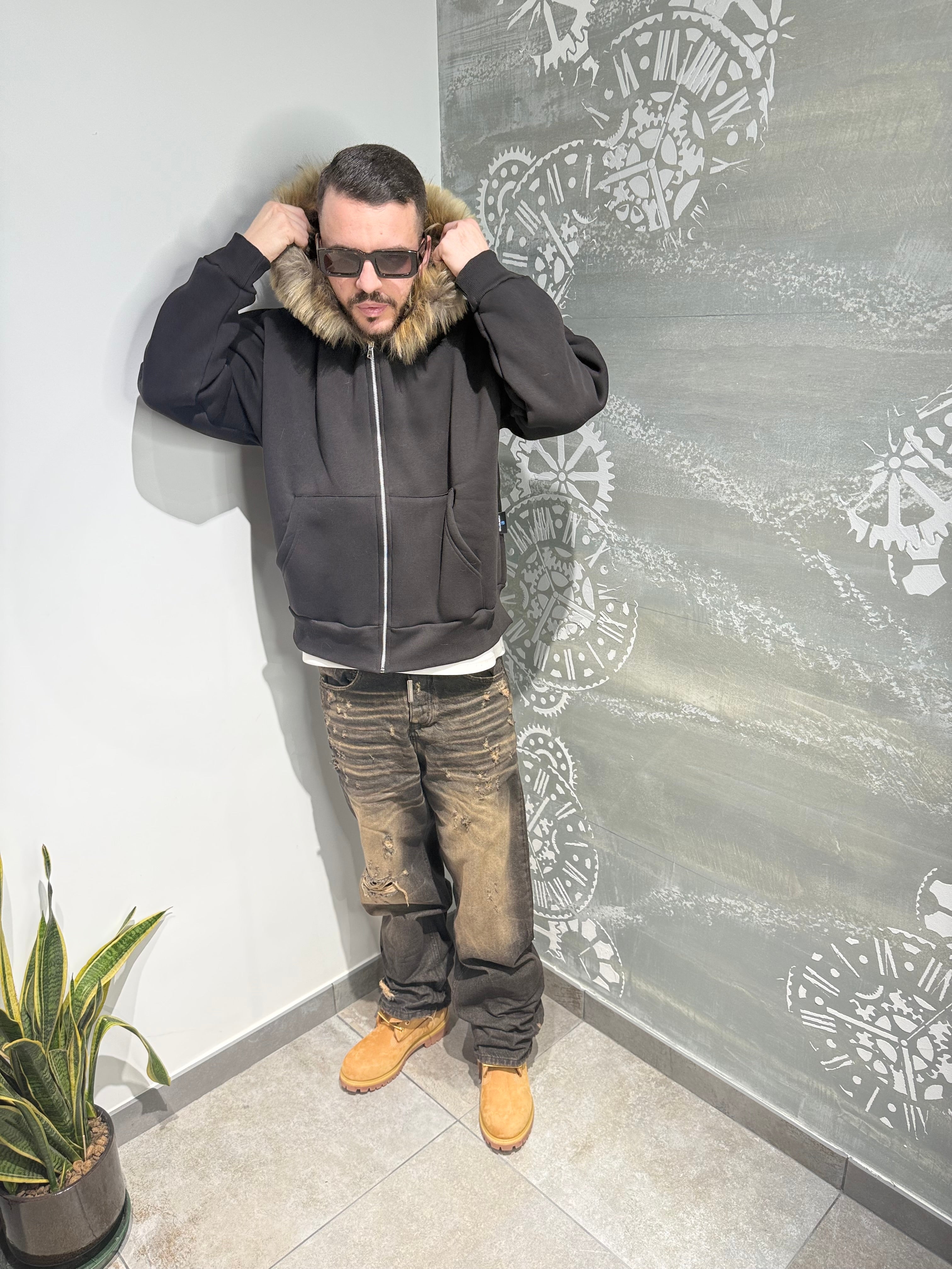 HOODIE GEOLIER BLACK