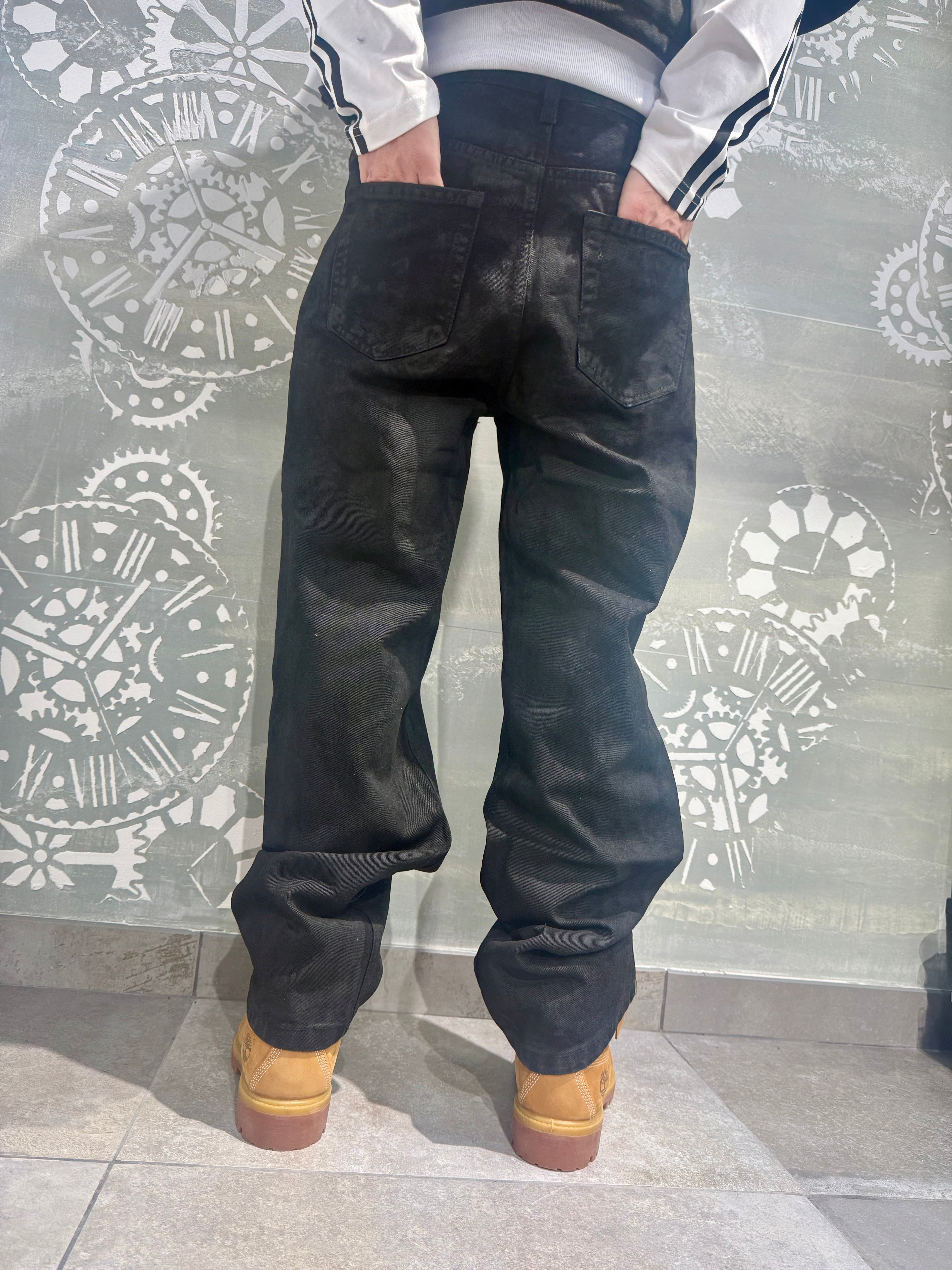BAGGY SPALMATO BLACK