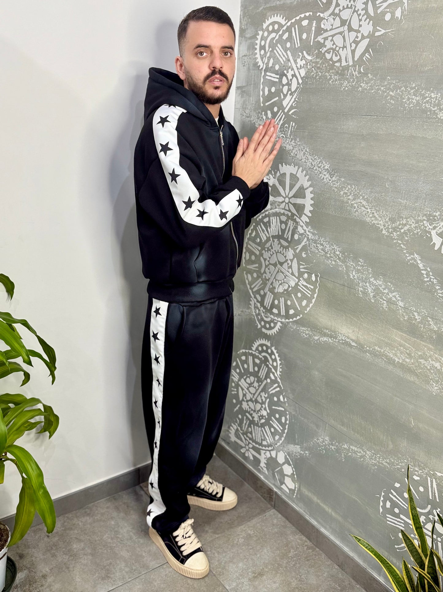 TRACKSUIT STAR BLACK