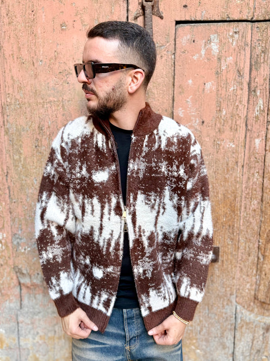 CARDIGAN EFFETTO MOHAIR