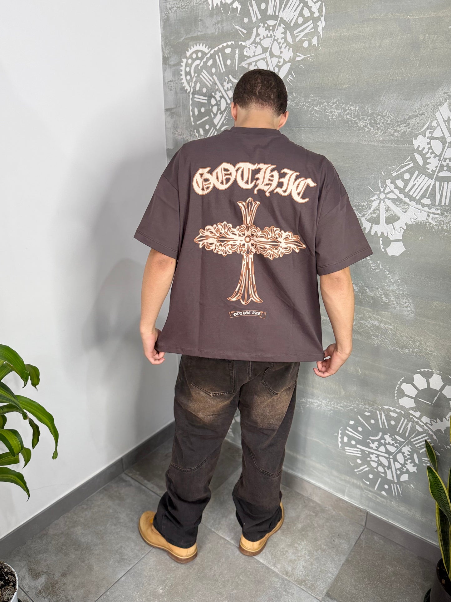 SHIRT CROCIFISSO BRONZO