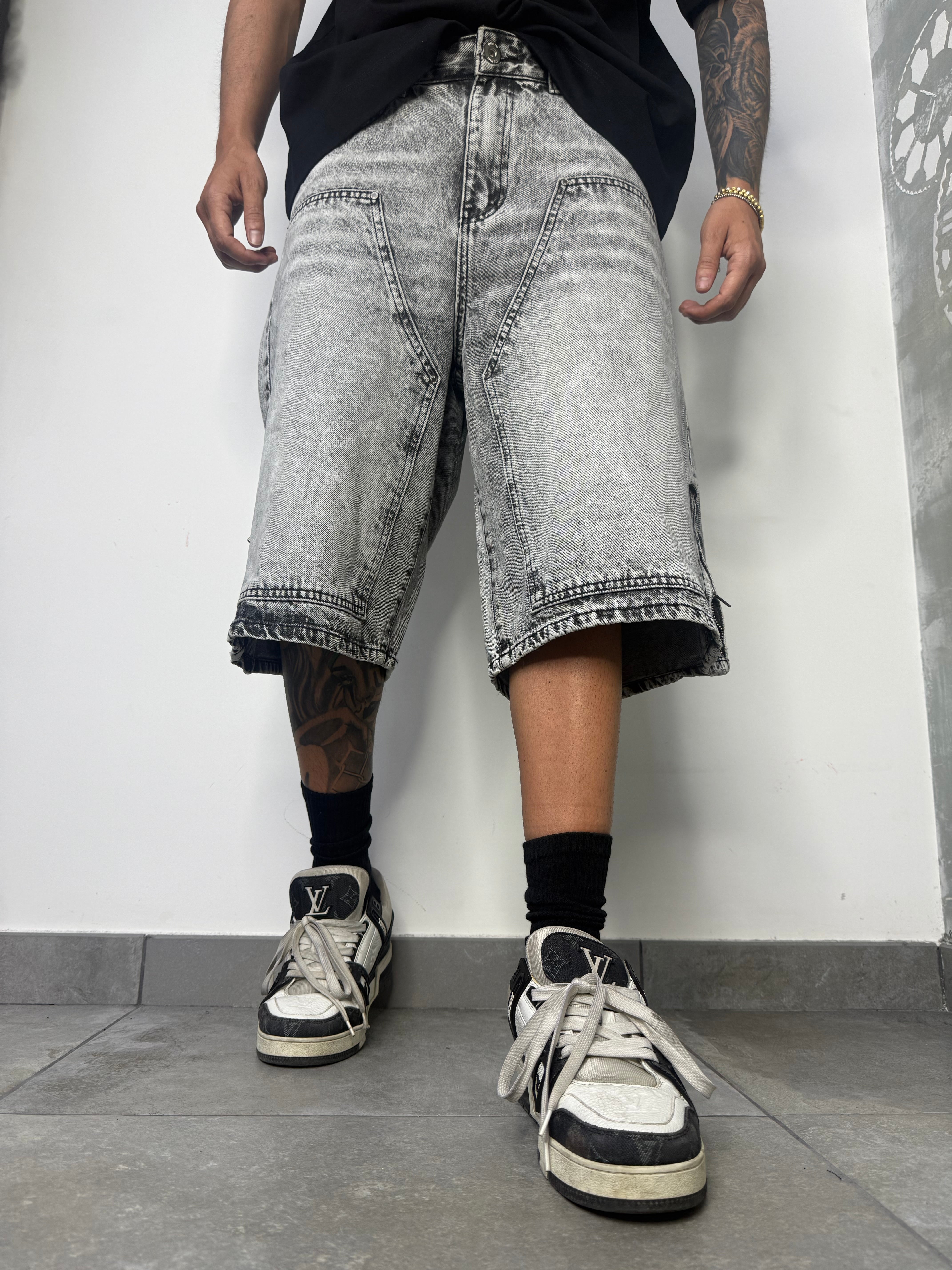 JORTS GREY ZIP