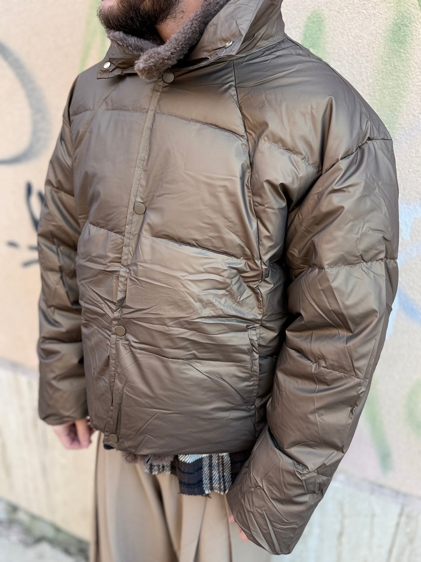 PUFFER BRONZO