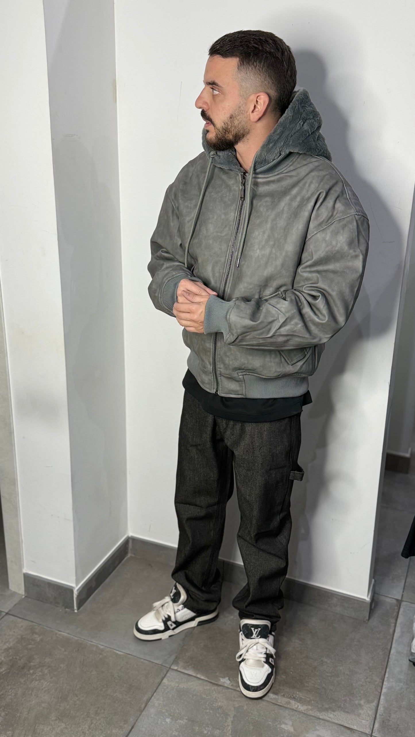 MONTONE ECOPELLE REVERS GREY 2.0