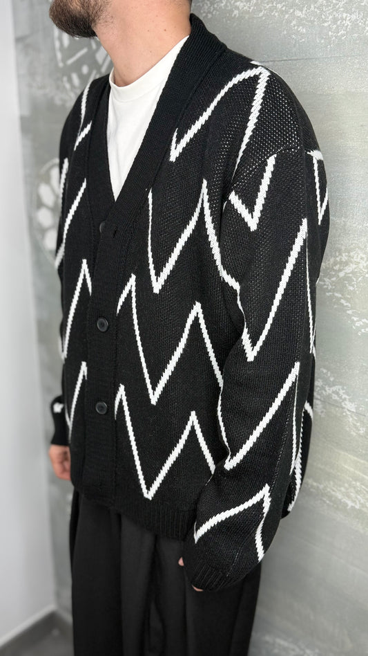 CARDIGAN ZIG ZAG
