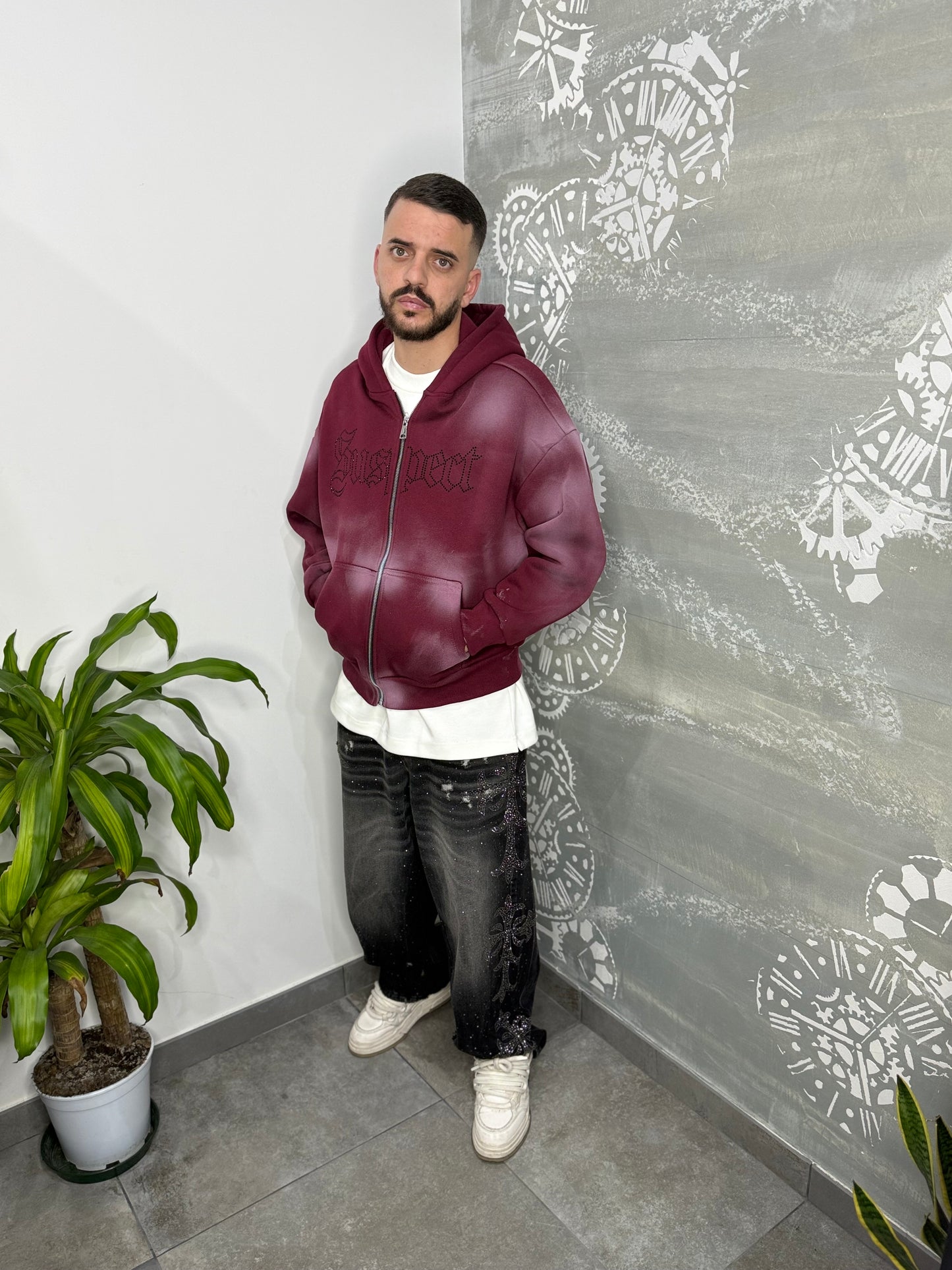 HOODIE  WASHED SUSPECT