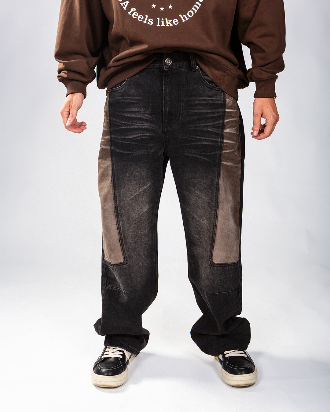 BAGGY BLACK INSERTI BROWN