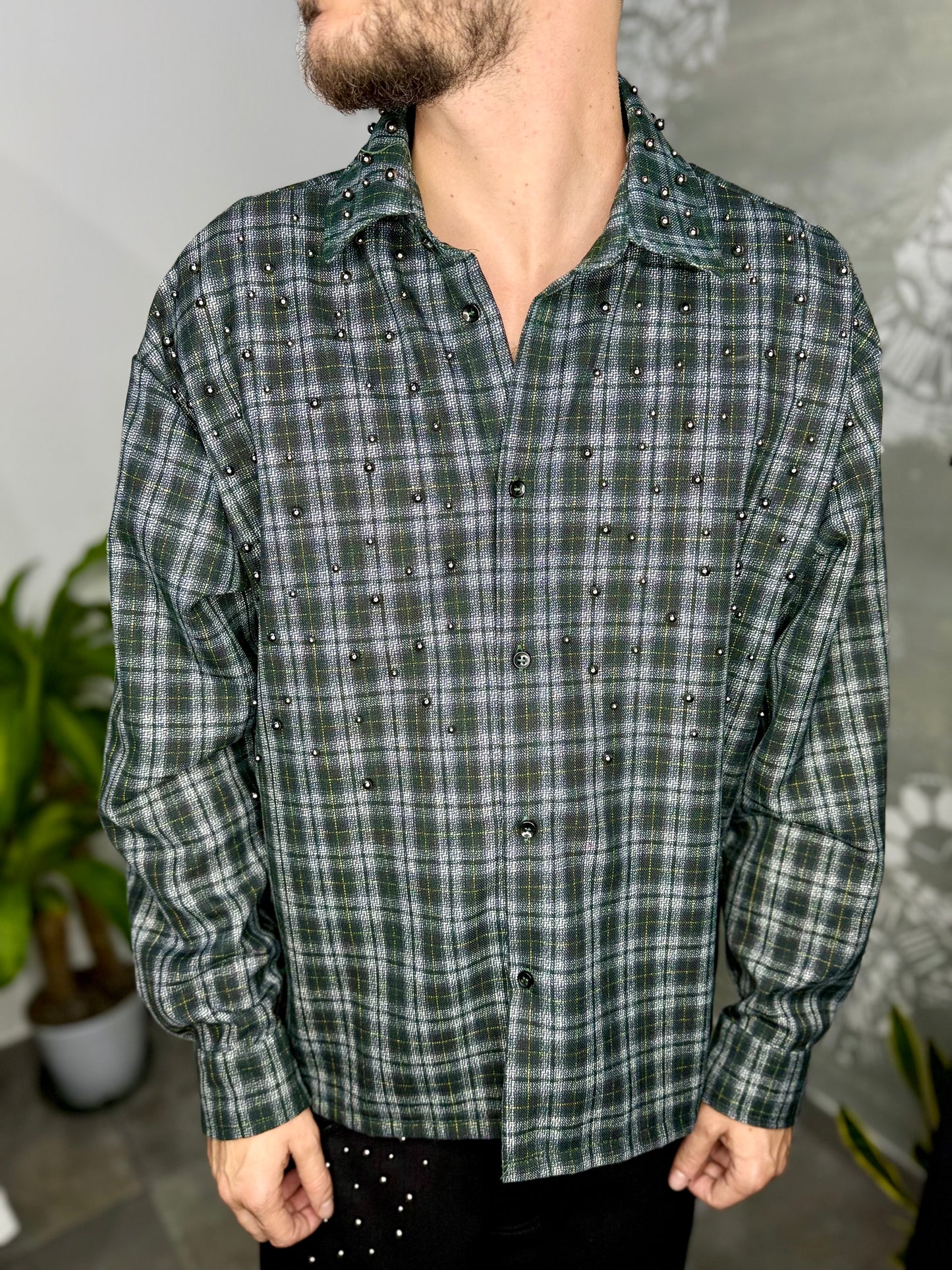 FLANELLA STRASS GREEN