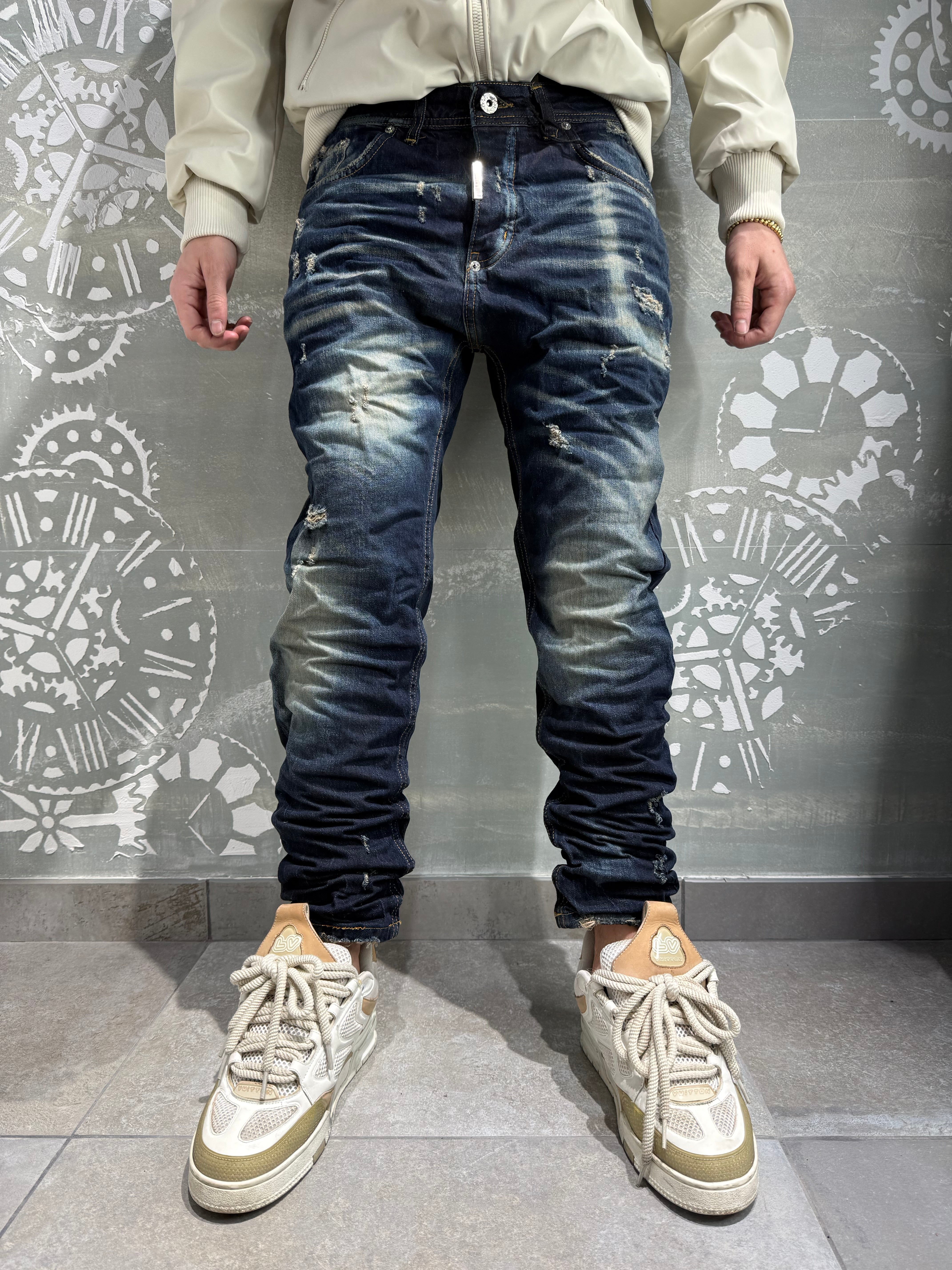 DENIM GRIZZATO SABBIA