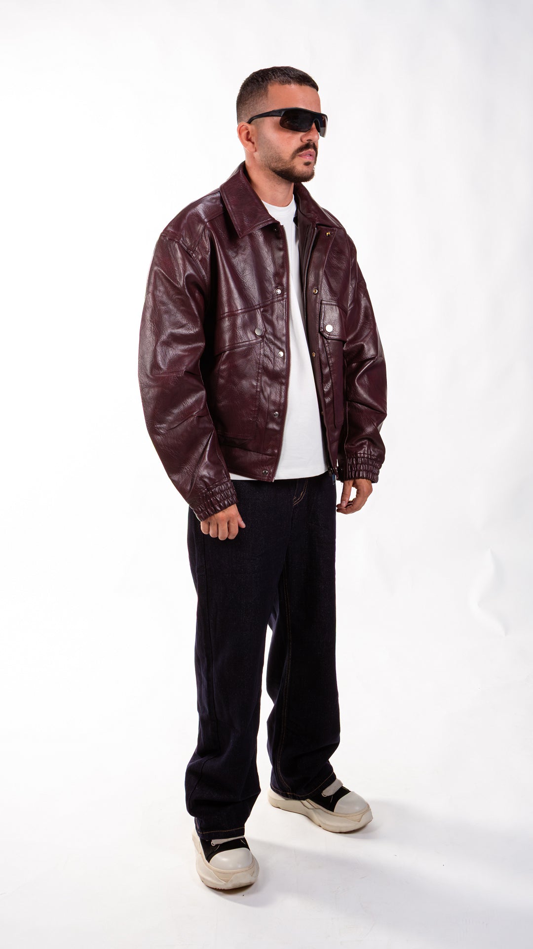 JACKET ECOPELLE BORDEAUX